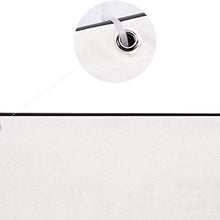 YUANBIAO Frangivista Balcone 1.2x10m Durevole Copertura Frangivista Anti UV per Balcone Terrazzo Piscina, Bianco