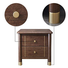 FEANG Tavolo da Comodino in Legno Nordico Comodino Comodino con Cabina Armadio Laterale con cassetti per Soggiorno