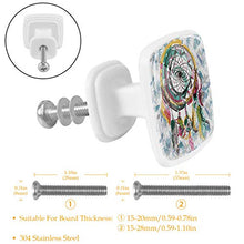 Acchiappasogni (2) 4 PCS Pomelli per Porta, Pomolo per Mobile, Pomelli per Mobili con Viti, Maniglia per Armadietto, Pomelli per Porta, Pomelli per Cassetti per Porta, Armadio, Cassetto e Credenza