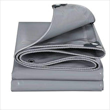 MHBGX Teloni, Telone Impermeabile Grigio 0,5 Mm Spessore 580 G Panno Antipioggia All'Aperto Grande Camion Auto Tela Linoleum Tela Oxford Panno Protezione Solare,un,4 M * 10 M