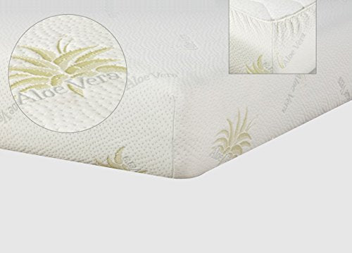 SOFFICIOSO Coprimaterasso Antiacaro Anallergico Modello Aloe Vera L.T. 1 Piazza e Mezza Coprimaterasso