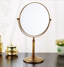 Stella Fella. retrò Desktop Rotondo Verticale bifacciale Rotante a Specchio Triplo Specchio Bagno Specchio di vanità Specchio di vanità