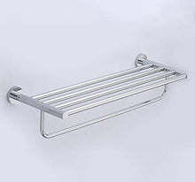MGWA Singolo Strato d'Argento Moderno + Singolo Trapano Elettrico in Lega di Zinco Grassetto Singolo Perforata Bagno/scaffale del Bagno dell'hotel della casa