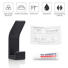 Bogeer Ganci appendiabiti Ganci per asciugamani da bagno, ganci autoadesivi, confezione da 6 ganci adesivi da parete in acciaio inossidabile per cucina, bagno, ufficio
