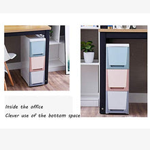 TXXM fabbricazione Cassettiera Cucitura armadio cassetto di stoccaggio slot armadio bagno cucina rack (Colore: piccolo verde scuro, Dimensioni: S)