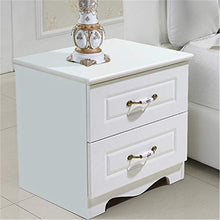 Comodino Comodino bianco semplice vernice Verniciatura europea semplice moderna moderna armadietto camera da letto Assemblaggio multifunzionale Comodino Comodino multiuso Per la camera e l'ufficio