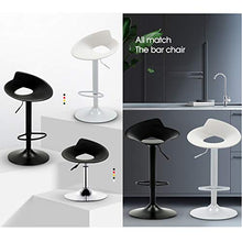 TopJiä Girevole Sgabelli da Bar con Schienale Seggiola da Bar,Sedia Cucina Industriale Regolabile da Bar,Moderni Girevole Sedia Bar Seggiolone,Portante di Carico 150kg,per Ristorante Bar Cucina