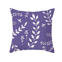 Federe Cuscini Divano 45X45,Fodere Per Cuscini Con Stampa In Serie Geometrica Viola In Stile Nordico, Fodera Per Cuscino Lombare Per Divano Da Ufficio Per Auto, Set Di 4 Articoli Per La Decorazione De