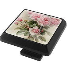 Rosa 3 PCS Pomelli per Porta, Pomolo per Mobile, Pomelli per Mobili con Viti, Maniglia per Armadietto, Pomelli per Porta, Pomelli per Cassetti per Porta, Armadio, Cassetto e Credenza