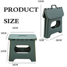 Sgabello Pieghevole,Superficie Antiscivolo Dello Sgabello,Design Ergonomico Pieghevole,Risparmio Di Spazio,Facile Da Trasportare,Adatto Per Cucina,Bagno E Campeggio All'Aperto,Green-Foldingfootstool