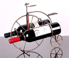 TRJGDCP Creativo Retro Arte del Ferro della Bicicletta Modello Wine Rack Metallo Decor Bike Bottle Holder Utility Craftworks Ornament Accessori Portabottiglie Decorativo
