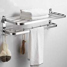 Camisin Portasciugamani Gratuito Punching Accessori Bagno WC Mensola Pieghevole A Parete
