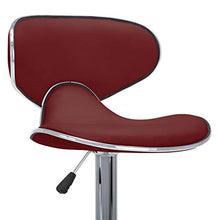 vidaXL Sgabelli da Bar 2 pz Rosso Vino in Similpelle