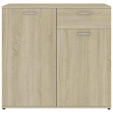 XHCP Credenza, Comodino, Comodino, cassettiera per la casa Soggiorno Camera da Letto Bianco Lucido 80x36x75 cm truciolare