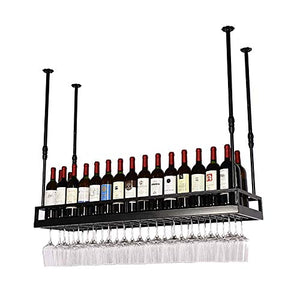 DorisAA Portabottiglie Pieghevole per Bottiglie di Vino, Bicchiere da Vino Europeo, Supporto al rovescio, Porta Bottiglie di Vino, Porta Tazza, Creativo, Porta Vino, Decorazione per la casa