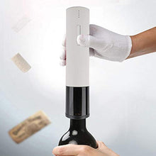 Rockyin Wine Opener Elettrico Ricaricabile Automatico Cavatappi apribottiglie con Un Foglio Bianco Cutter