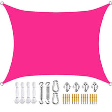 Tenda Da Sole Rettangolare Tenda Parasole, Tendalino Parasole Impermeabile Antivento,Per Giardino Esterno Patio Piscina Campeggio,Con Accessori Gratuiti,3 * 2m
