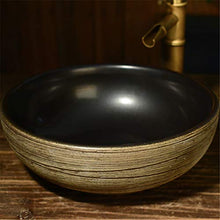 Bagno Lavandino Artistico Linea Lavabo Domestico Fatto a Mano Alta Temperatura Ceramica Lavello a Prova di Spruzzi Gabinetto Hotel Club 41 X 15 Cm