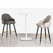 Sgabelli da bar, sedia da soggiorno cucina domestica, seggiolone ristorante hotel, con poggiapiedi, cuscino in spugna, morbido e confortevole/C / 55CM