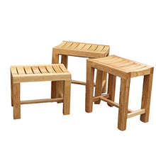 Accessori da bagno - Legno massello impermeabile antisdrucciolevoli sicurezza Strong Scarpe Comfort Bath Chair Modificare Sgabello anziani / disabili / incinta superficie curva Chair max.250kg (42 * 2
