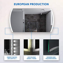 FORAM Personalizza Controluce LED Specchio - su Misura - con Interruttore e Accessori Caldo - Freddo Bianco L68