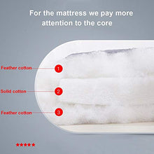 Futon Materasso Singolo per Student Dormitory Materasso Pieghevole Futon, Morbido e Traspirante Addensare Tatami Mat Sleep,Viola,Twin