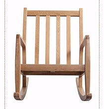 XinQing-Sedia a Dondolo Sedia a Dondolo in Legno massello Nordico Sedia da Giardino all'aperto Balcone Salotto, Blu