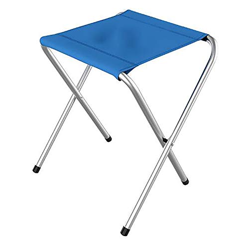 WYB Sgabello Forcella Maza Sgabello da Picnic Gathering Barbecue Beach Sgabello Pieghevole Sgabello da Pesca Sedia per Il Tempo Libero di Fascia Alta,Blu