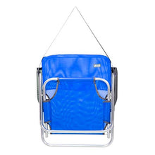 Aktive 62605 – Sedia da spiaggia pieghevole fissa in alluminio, 55 x 34 x 71 cm, con maniglia