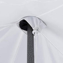 Yaheetech Gazebo 3x3 M Pieghevole Giardino Impermeabile Tendone da Sole Ombreggiante Terrazzo Esterno Bianco Richiudibile in Acciaio Robusto Telescopico da 227 a 245 cm Eventi Feste con Borsa a Ruote