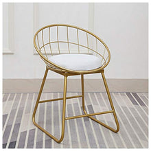 Moderno Sgabello Da Bar sedie di Alta Sedia Semplice In Ferro Battuto Sedia di un Bar Oro Sgabello Altezza seduta 45cm Moderna Sedia Da Pranzo Nordic Pub Accessori Per Il Tempo L(Size:45CM Gold+White)