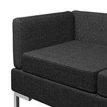 Festnight 5 pz Set di Divani Modulari Angolari Moderno in Tessuto Divano Moderno ad Angolo per 5 Persone Divano con Penisola Divano per Soggiorno con 5 Posti Disponibile in Tanti Colori Diversi