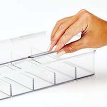 mDesign Porta Medicine – Contenitore plastica Senza BPA impilabile con Coperchio per medicinali – Cassetta Pronto Soccorso a 5 Scomparti per unguenti, Medicine, ECC. – Set da 2 – Trasparente