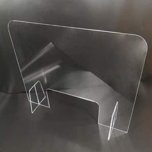 Schermo da Scrivania Con Protezione da Starnuto, Schermo di Protezione in Acrilico Trasparente per Contatori, Barriera per Divisori in Plexiglass, Miglior Protezione per Partizioni DPI per Aule o Uf