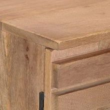 vidaXL Legno Massello di Mango Credenza Madia Mobile Armadietto Armadio Mobiletto Alto Portaoggetti Cassa Cassapanca Mobili 150x50x81 cm
