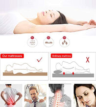 AOLI Futon coprimaterasso, cotone Tatami tappetino antiscivolo materasso pieghevole traspirante Pelle-friendly stuoia rilievo -Double giapponese Sleeping Pad, Soft futon Piano materasso di spessore 5