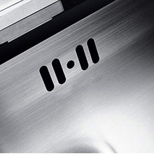 780 * 400mm Lavello a scarico rapido silenzioso a incasso in acciaio inox a doppia vasca Lavabi