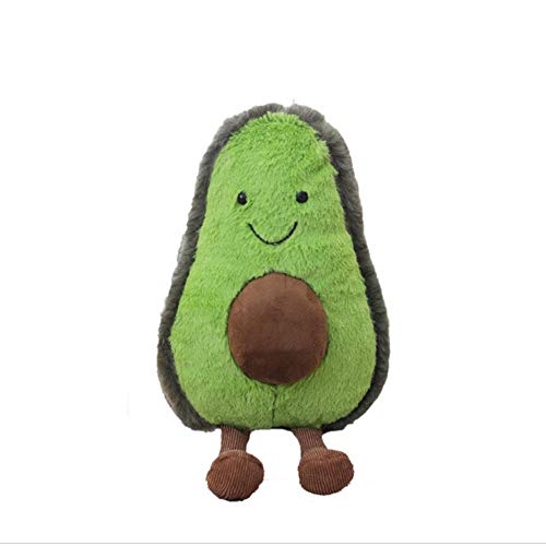 WYXR Cuscino Decorativo Sveglio di Forma di Avocado, Giocattolo Farcito della Bambola della Peluche dei Bambini, Decorazione del Sofà del Lato del Letto della Decorazione della Casa,M