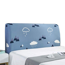 Komoso - Coprimaterasso stampato per testiera da letto, in pelle, per letto matrimoniale