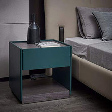 Luqifei Comodini Soggiorno Camera Home Accessori for Ufficio 2 -Drawers Malachite Verde mobili Ash Tavolino Comodino Divano Laterale Ripiani espositivi Fatto per durare per Camera da Letto