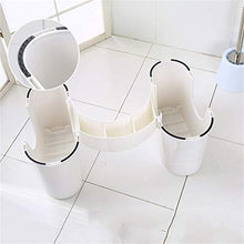 Sgabello Toilette Non-Slip, Bagno Piede Riposo Sgabello Passo Domestico Con Cuscinetto Forte, Contro Costipazione Ed Emorroidi