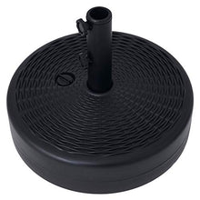 VONLUCE Base per Ombrellone Pesi per Ombrellone da 45.5 cm Supporto in Plastica per Ombrelloni da 17 Litri di Acqua o Sabbia per Mobili da Giardino e Patio Esterno, Portaombrelli da Giardino