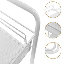 LYM &ripiano di stoccaggio Scaffalature Home Soggiorno Camera da Letto Cucina Ripiani Scaffali 5 Strati Carrello Portapacchi Bianco Scaffale di Finitura