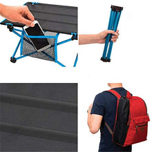 Tavolo da picnic all'aperto Tavolo pieghevole ultraleggero, Camping da esterno Scrivania pieghevole, Poliestere 600D e staffa in alluminio resistente, per interni Picnic BBQ Beach Escursionismo viaggi
