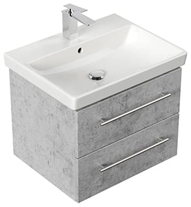 Mobile bagno con lavabo Villeroy & Boch Avento 60cm grigio cemento