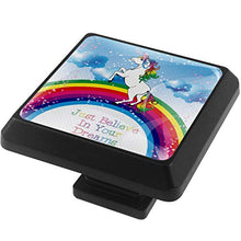 Unicorno arcobaleno 3 PCS Pomelli per Porta, Pomolo per Mobile, Pomelli per Mobili con Viti, Maniglia per Armadietto, Pomelli per Porta, Pomelli per Cassetti per Porta, Armadio, Cassetto e Credenza