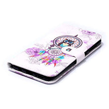 Herbests Cover Case Compatibile con Samsung Galaxy A50S Flip Case Custodia Protettiva Portafoglio Pelle Cover a Libro Book-Style Colorate Custodia con Supporto di Stand,Dreamcatcher