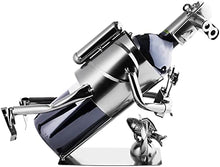 Brubaker Titolare Bottiglia di Vino Supporto Diver con Fotocamera Oggetto Decorativo Metallo con Biglietto d' Auguri per Vino Regalo