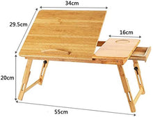 Tavolo da picnic all'aperto Laptop Vassoio regolabile Bamboo Computer Supporto per computer portatile Desk Desk Desk Scrivania Tavolo per laptop per letto Divano letto Vassoio Tavolo da picnic Studiab