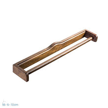 METAFORM Barra Porta Asciugamani da 56 cm in Legno MOD. Mathilde
